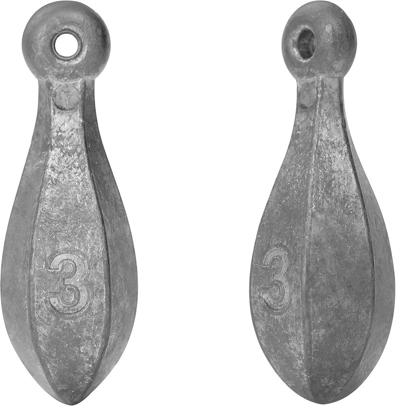 BLUEWING Bank Sinker 1LB/2LB/3LB/5LB/6LB Box Fishing Weights Saltwater Bullet Lead 1oz,2oz,3oz,5oz,8oz,10oz,12oz,16oz,32oz - Image 5